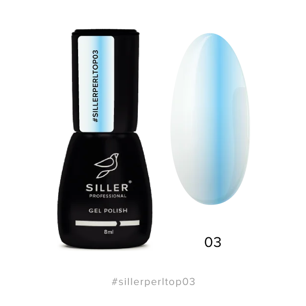 Top Perl №3 8 ml Siller - Top Coat