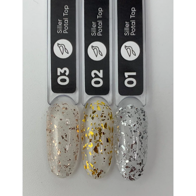 Top Potal №3 (pink gold) 8 ml Siller - Top Coat